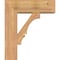Ekena Millwork Balboa Block Smooth Bracket w/ Offset Brace, Western Red Cedar, 7 1/2"W x 22"D x 26"H BKT0806X22X26BOA05SWR - alternate 2